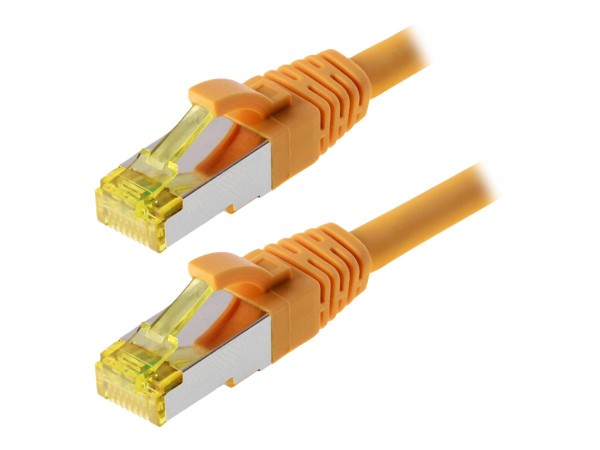 helos Patchkabel S/FTP (PIMF) CAT 6a gelb 20m