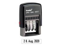 TRODAT Datumstempel Printy schw+Kissen schw 4820