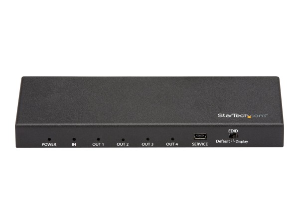 STARTECH.COM HDMI Splitter - 4 Port - 4K 60Hz - HDMI Splitter 1 In 4 Out - 4 Way HDMI Splitter - HDM