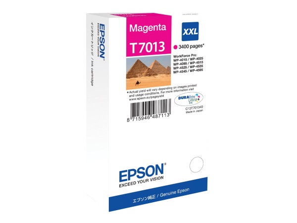 EPSON T7013 Größe XXL Magenta Tintenpatrone