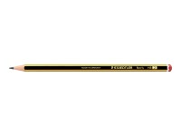 STAEDTLER Bleistift Noris, sechseckig, Härtegrad: H Minenstärke: ca. 2 mm, gelb/schwarz lackiert - 1