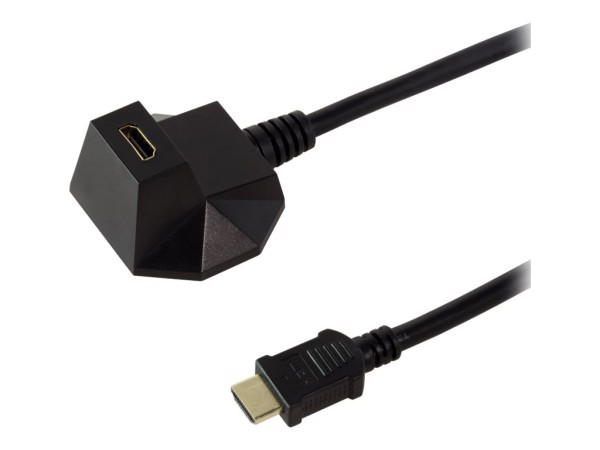 LOGILINK HDMI Anschlusskabel [1x HDMI-Stecker - 1x HDMI-Buchse] 1.50 m Schwarz LogiLink