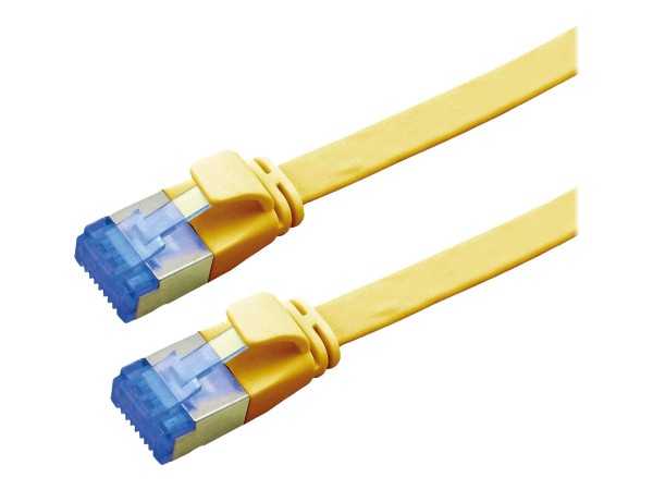 VALUE 21992134 RJ45 Netzwerkkabel, Patchkabel CAT 6a F/UTP 1.50 m Gelb 1 St.