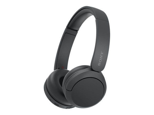 SONY WH-CH520 Kabellose Bluetooth-Kopfhörer, schwarz bis zu 50 Stunden Akkulaufzeit mit Schnellladef
