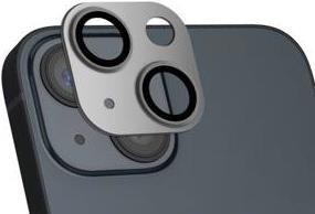 4SMARTS StyleGlass Kamera iPhone 14 / 14 Plus 2er Set Metal graphit + klar