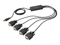 USB 2.0 to RS232*4 Cable