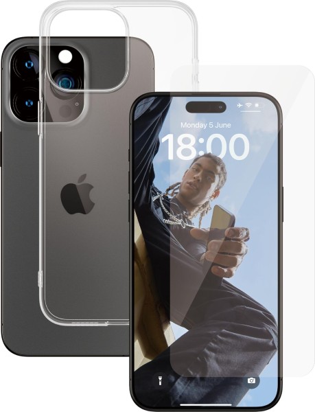 PANZERGLASS SAFE. 2-in-1 Pack iPhone 15 Pro Max (SAFE95579)