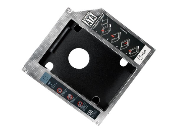 LOGILINK SATA Festplatten Caddy Rahmen Adapter für 12,7 mm SATA HDD