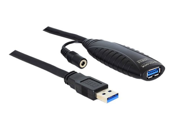 DELOCK Kabel Delock USB-A 3.0 -> USB-A 3.0 St/Bu 10,00m