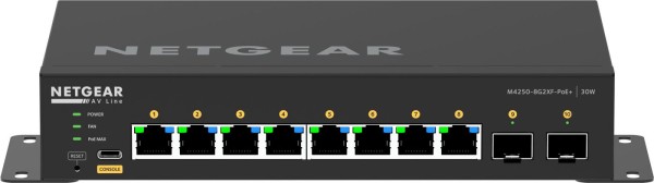 NETGEAR 10PT M4250-8G2XF-POE+ Managed Switch