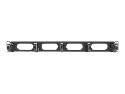 LANBERG Kabelführungspanel 19" 5 Ringe 1U Typ B schwarz