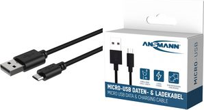 ANSMANN Kabel USB 3.0 A->micro B S/S 1.0m bl Micro Daten- und Ladekabel - Kabel - Digital/Daten ( 17