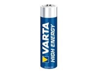 VARTA Micro (AAA)-Batterie Alkali-Mangan Varta High Energy LR03 1.5 V 10 St.