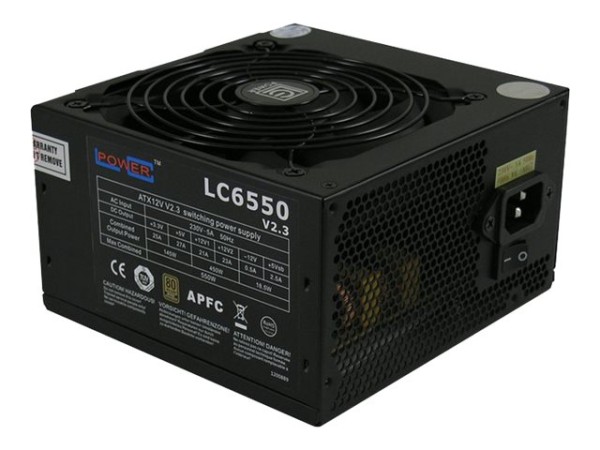 LC-POWER Super Silent LC6550 V2.3 550W 80+ Bronze >88% 12cm retail