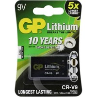 GP BATTERIES 1 GP Lithium 9V Blockbatterie ideal für Rauchmelder etc.