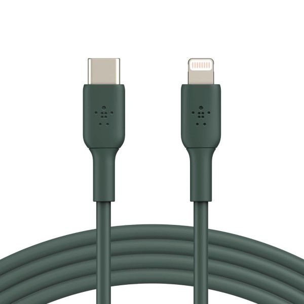 BELKIN BOOST CHARGE - Lightning-Kabel - 24 pin USB-C männlich zu Lightning männlich - 2 m - Schwarz