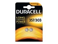 DURACELL Batterie Uhrenzelle 357/303 2St.