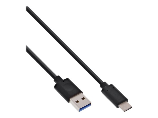 INLINE USB 3.1 Kabel Typ C Stecker an A Stecker schwarz 1.5m