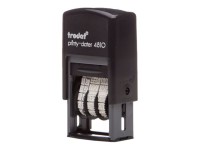 TRODAT Datumstempel Printy DE schw + Kissen schw 4810