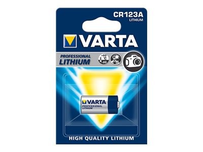 VARTA Original Lithium Batterie VARTA PROFESSIONAL 6205 CR123 Original