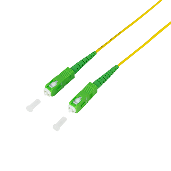 LogiLink LWL Patchkabel, 2x SC-Simplex, OS2, 20 m, gelb SC-Simplex Stecker - SC-Simplex Stecker, Fas