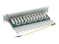 InLine® Patchfeld Cat.6, 12-fach, 25,4cm (10