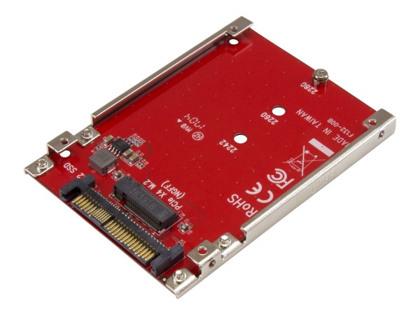 STARTECH.COM M.2 auf U.2 Adapter - für 1xM.2 NVMe SSD-U.2 SFF-8639 Host Interface - SSD M.2 -NVME M.