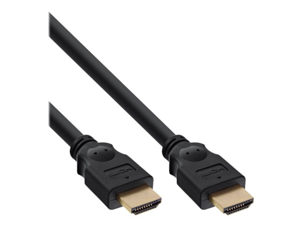 INLINE HDMI Kabel HDMI-High Speed Stecker schwarz 0,3m