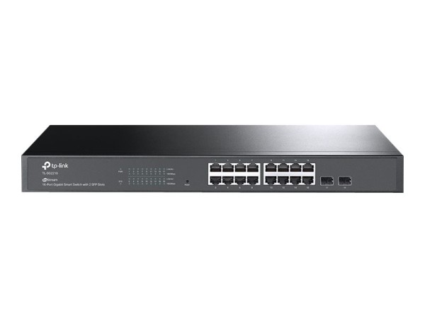 TP-LINK JetStream 16-Port Gigabit Smart Switch with 2 Gigabit SFP Slots