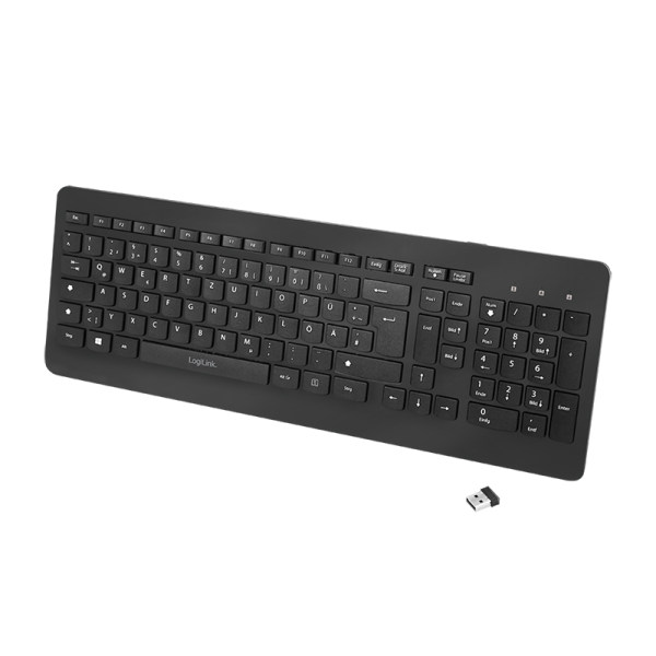 LOGILINK Kabellose Tastatur, 2,4 GHz
