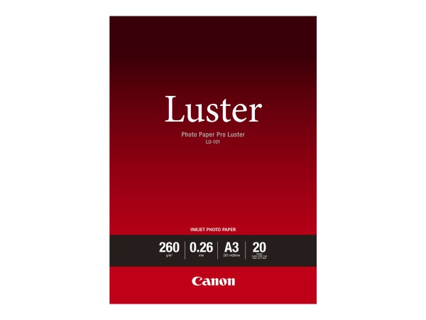 CANON Pro Luster LU-101 Fotopapier A3 20 SHEETS