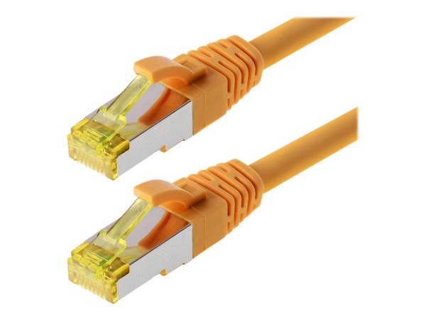 helos Patchkabel S/FTP (PIMF) CAT 6a gelb 15m