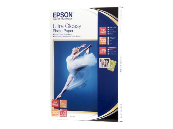 EPSON Fotopapier 10x15 50Bl. glänzend