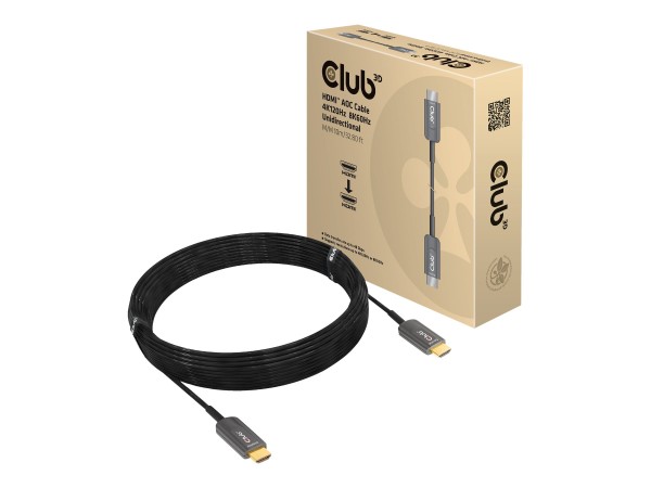 CLUB3D HDMI-Kabel A -> A 2.1 aktiv opt. 8K60Hz UHD 10 Meter retail
