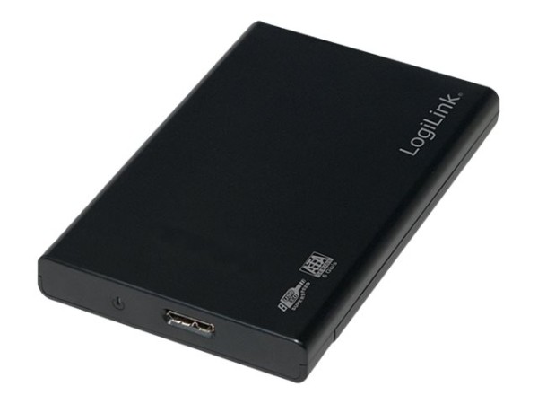 LOGILINK USB 3.0 2,5" Extern. Super Slim, screwless, schwarz