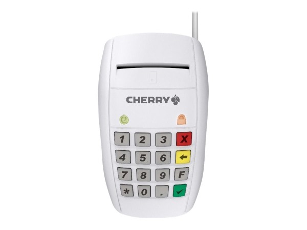 CHERRY ST-2100 Contact Smart Card Terminal weiß USB Chipkartenleser