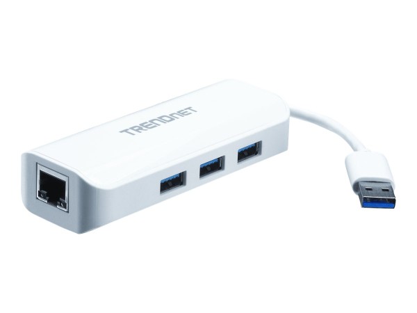 TRENDNET USB 3.0 to Gigabit Ethernet Adapter + USB Hub