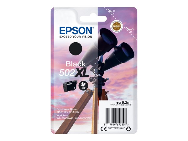 EPSON Ink/502XL Binocular 9.2ml BK