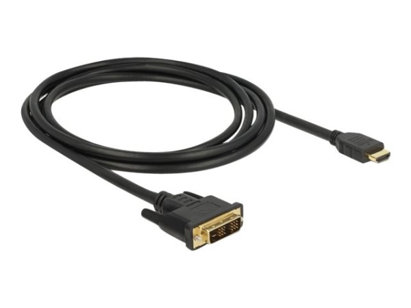 DELOCK Kabel DVI 18+1 Stecker > HDMI-A Stecker 2,0m