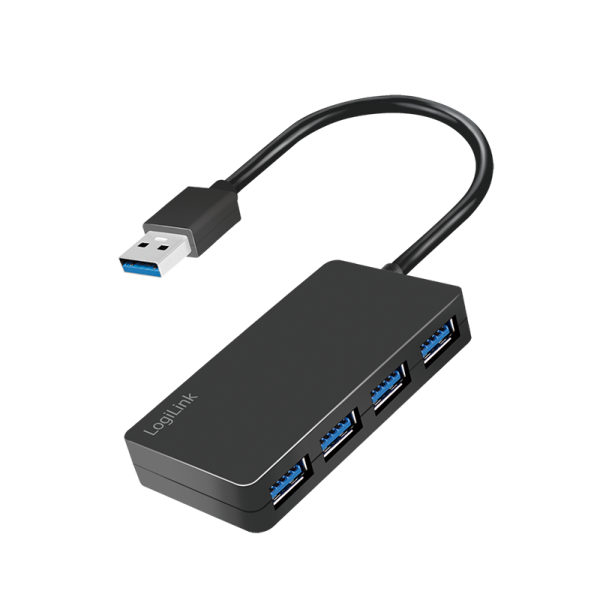 LOGILINK USB 3.2 HUB 4-port, Gen1 schwarz