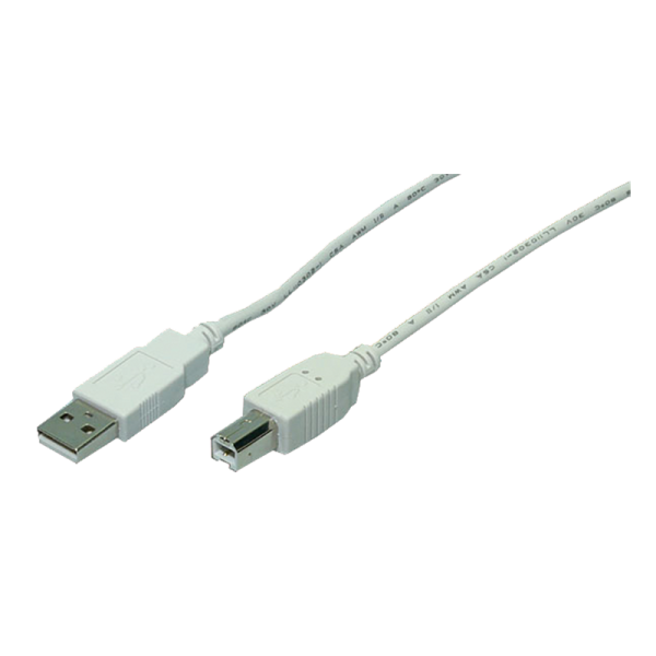 LOGILINK USB 2.0 Kabel, grau, 2m