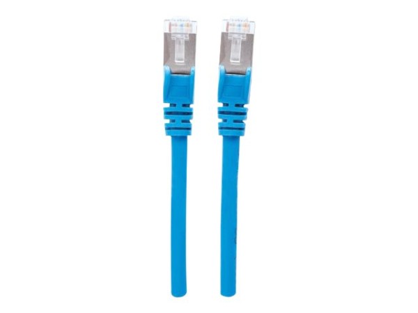 INTELLINET Network Cable, Cat7 Raw Cable, Cat6A Modular plugs, CU, S/FTP, LSOH, 1.5 m, Blue