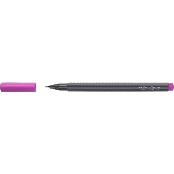 FABER CASTELL Finepen Grip 0.4 karmoisin