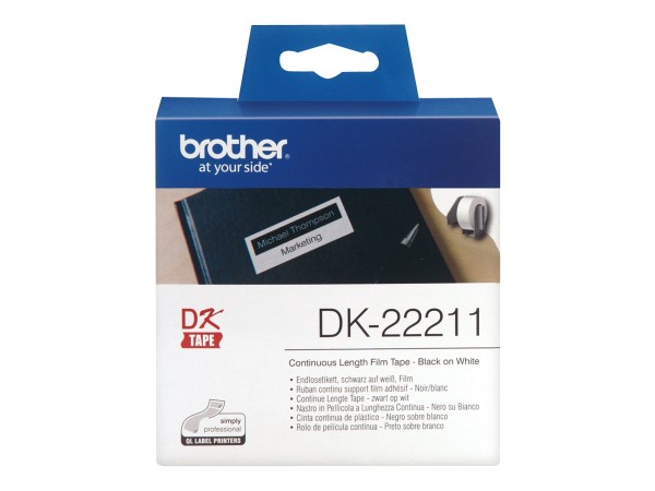 BROTHER DK CONTINUOUS LABELS WHITE