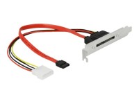 DELOCK Slotblech mit 1 x SATA 22 Pin Stecker extern (90418)