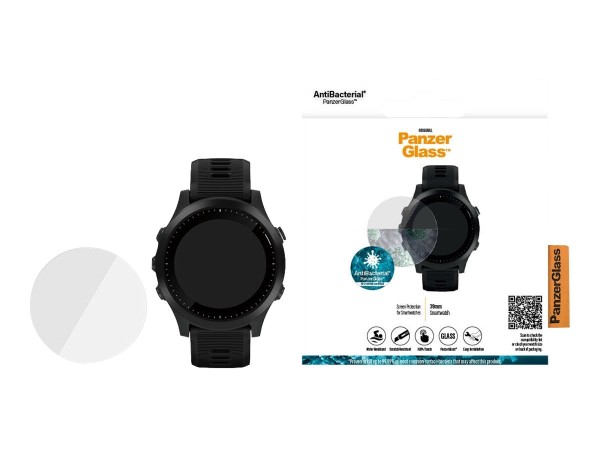 PANZERGLASS für Smartwatch Garmin Forerunner 945, 39,3 mm