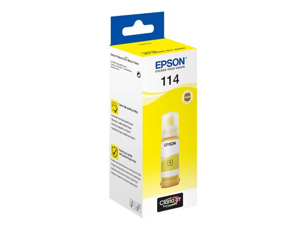 EPSON Ink/114 EcoTank Yellow ink bottle