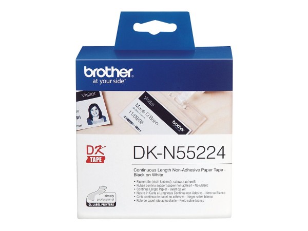 BROTHER Endlospapier Rolle DK-N55224 PAPIER, weiss, 54MM, länge 30,48M
