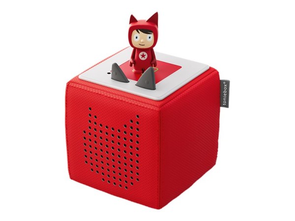 TONIES Starterset (Toniebox + Kreativ-Tonie-Hörfigur), rot