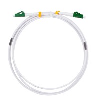 LOGILINK Stahlarmiertes LWL Patchkabel, 2x LC-Duplex, 1,0 m OS2, LWL-Panzerkabel für industrielle An